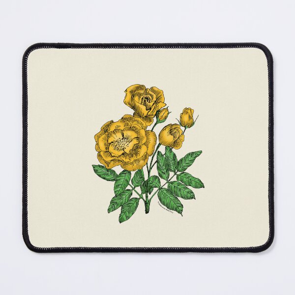 Item preview, Yellow Cupped Rose Bloom Semi-Double 8-15 Petals In 2 Rows designed and sold by Rachael Taylor.