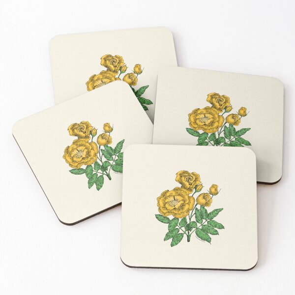 Item preview, Yellow Cupped Rose Bloom Semi-Double 8-15 Petals In 2 Rows designed and sold by Rachael Taylor.