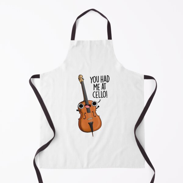 Item preview, You Had Me At Cello Funny Music Pun designed and sold by punnybone.