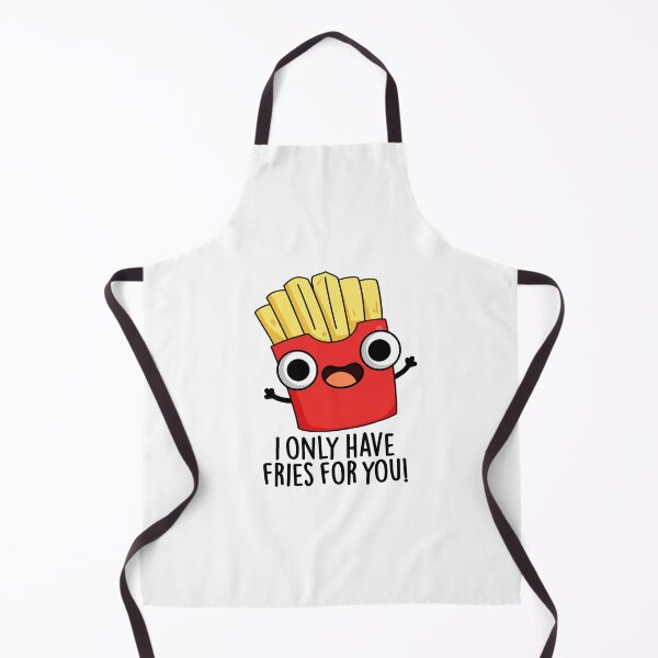 Aperçu de l'œuvre Je n'ai que des frites pour toi Jeu de mots drôle créée et vendue par punnybone.