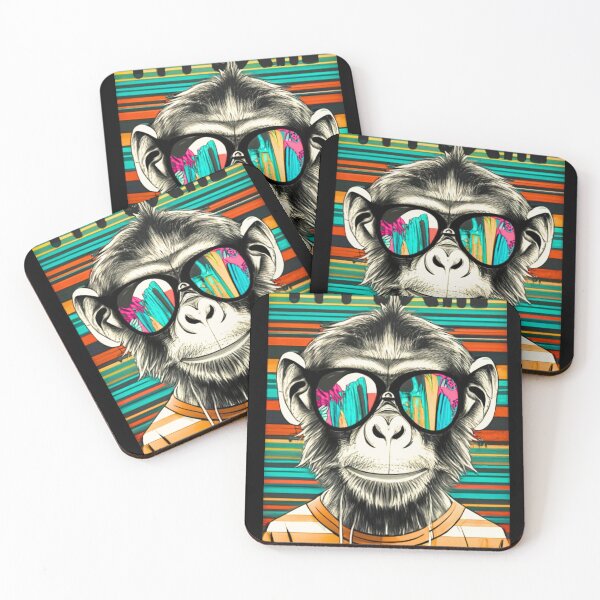 Item preview, I am local ! Monkey local  designed and sold by Funky  Fibers.