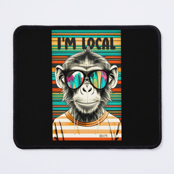Item preview, I am local ! Monkey local designed and sold by Funky Fibers.
