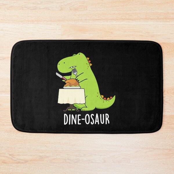 Item preview, Dine-osaur Funny Dinosaur Pun (Dark BG) designed and sold by punnybone.