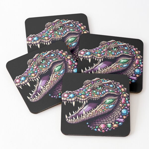 Artikelvorschau, Himmlisches Krokodil - Edelstein-Reptil-Kunst 3 entworfen und verkauft von iwcus.