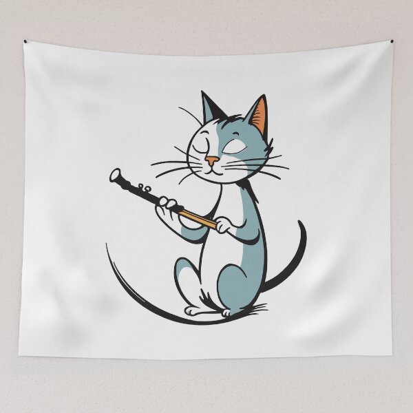 Item preview, Cat with Musician Ability designed and sold by cutenesss.