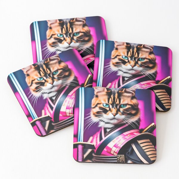 Item preview, Zoey Calico Cat Samurai ,Catana Redefined designed and sold by Design 91maji.