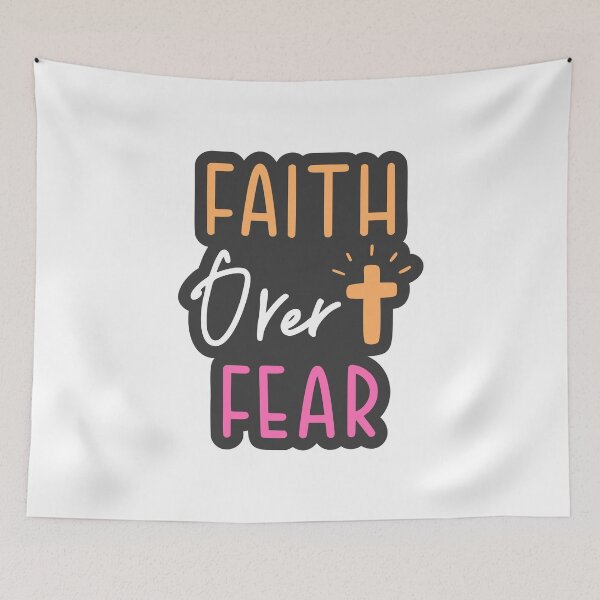 Item preview, Bible quote Faith over Fear designed and sold by BibleProject.