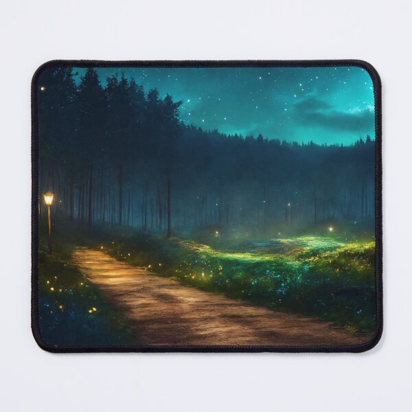 Item preview, Enchanted Moonlit Forest Path designed and sold by John v p.