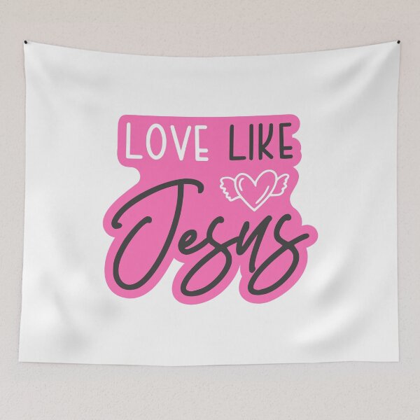 Item preview, Bible quote Love Like Jesus designed and sold by BibleProject.