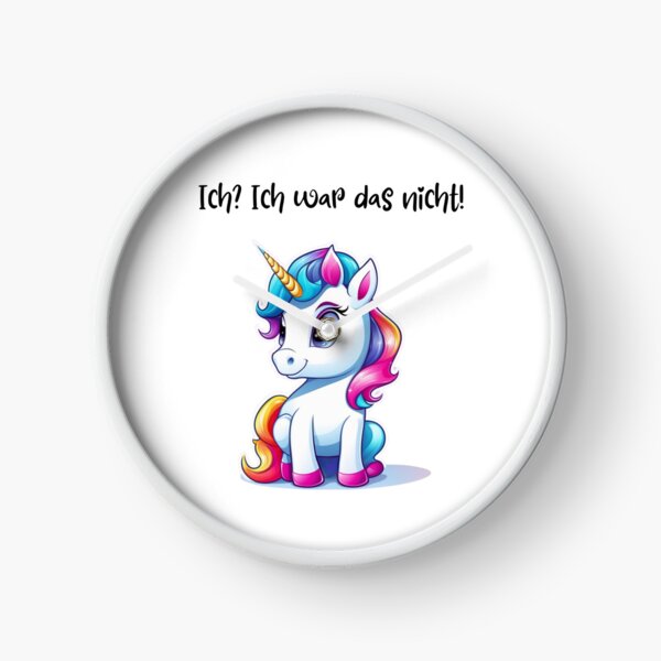 Item preview, It wasn't me - unicorn designed and sold by DreamCraftedTreasure.
