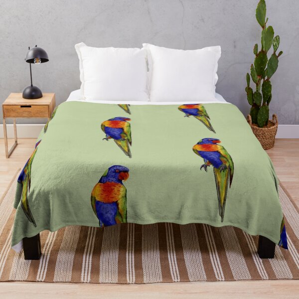 Item preview, Rainbow lorikeet watercolour designed and sold by space-guppies.