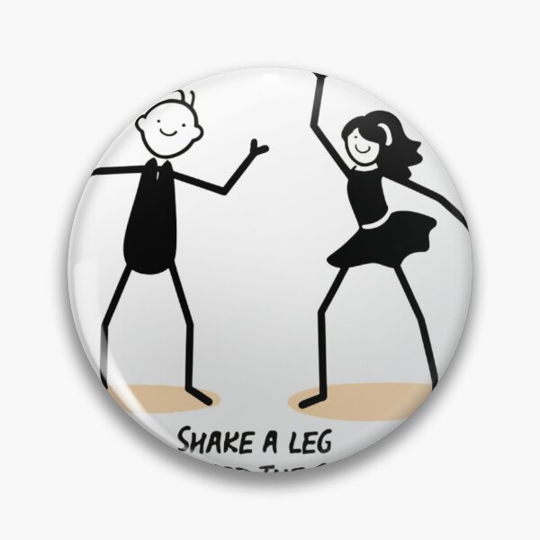 Item preview, SHAKE A LEG SPREAD THE GRIN designed and sold by Funky  Fibers.