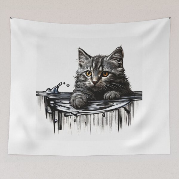 Item preview,  cat in the pocket designed and sold by bonjourmadame4.