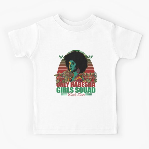 Item preview, Only Habesha Girls Squad: Black Stars ; Ethiopian and Eritrean girls t-shirt  designed and sold by imaginativeafro.