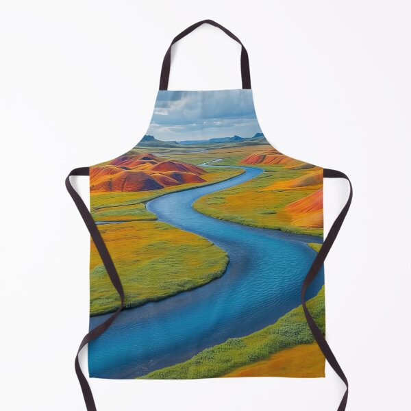 Item preview, Serpentine River of Colors - Bird's Eye View designed and sold by EtherealEchoes.