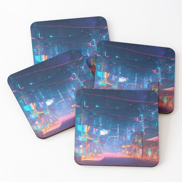 Item preview, Neon Nights in Urban Streets designed and sold by John v p.