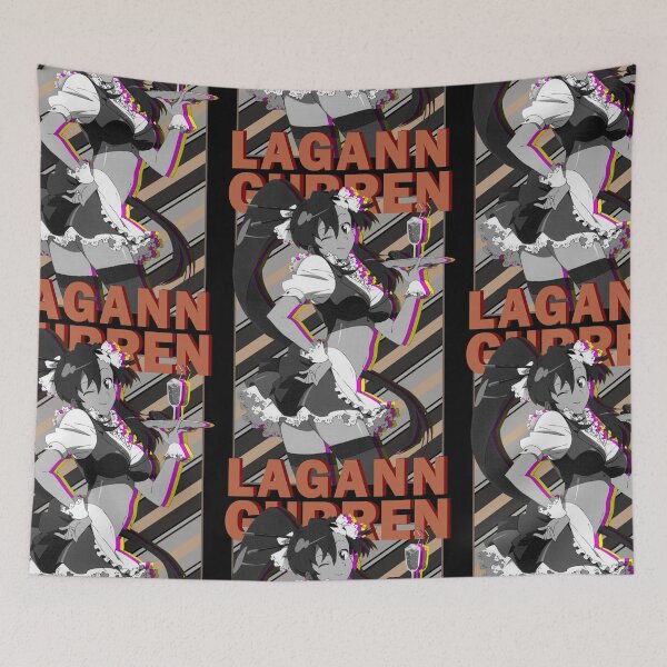 Item preview, Yoko Littner Gurren Lagann Rgb Glitch Design designed and sold by Wafusaurus.