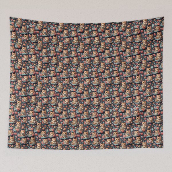 Item preview, Purrfection in Patterns: Cute Cats Lazing Around 12 designed and sold by Honlov.