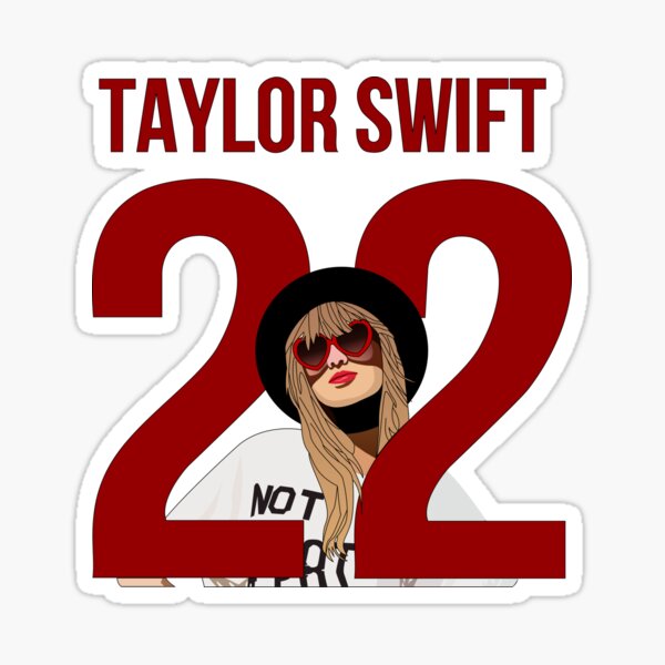 Taylor Swift Feeling ‘22 Vinyl Record Player Waterproof Vinyl Sticker