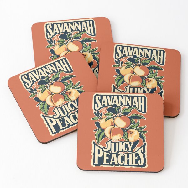 Item preview, Savannah Juicy Peaches Poster designed and sold by For91days-Blog.