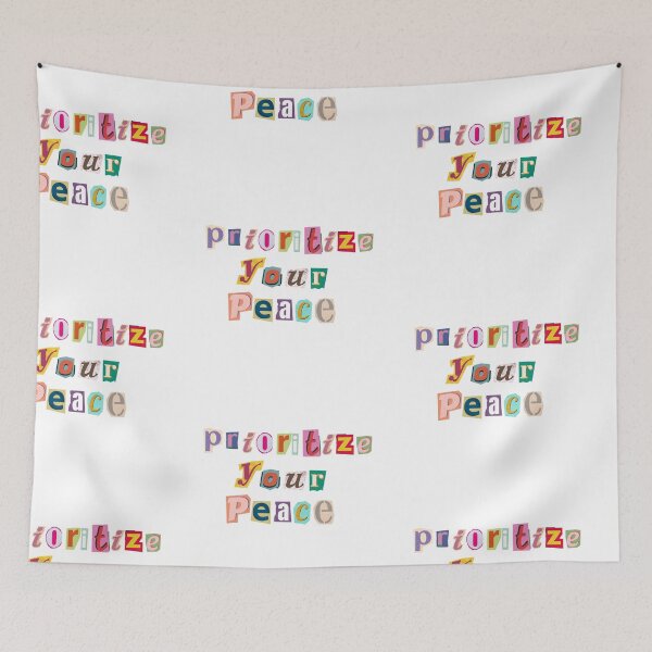 Item preview, Prioritize your peace designed and sold by Keepsie Archives by SMA.