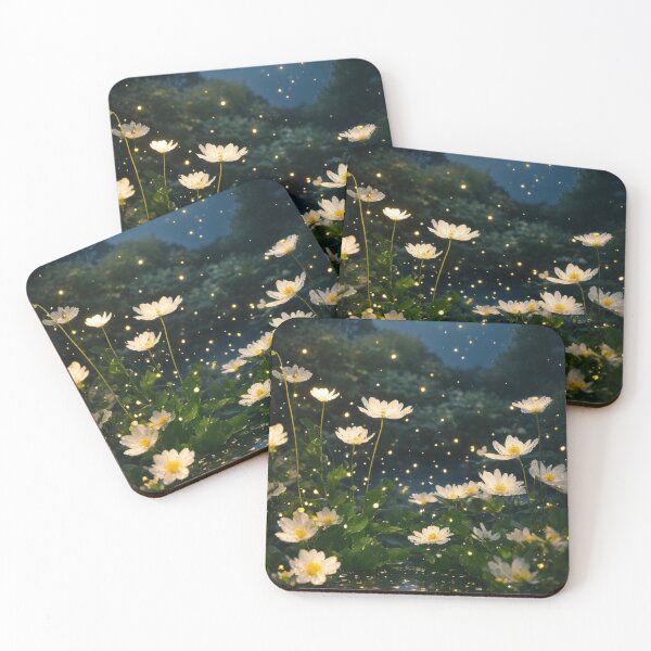 Item preview, Moonlit Blooms Under Starry Skies designed and sold by John v p.