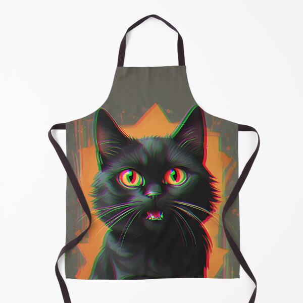 Item preview, O_O: Black Cat's Big Surprise designed and sold by purrfect pattern.