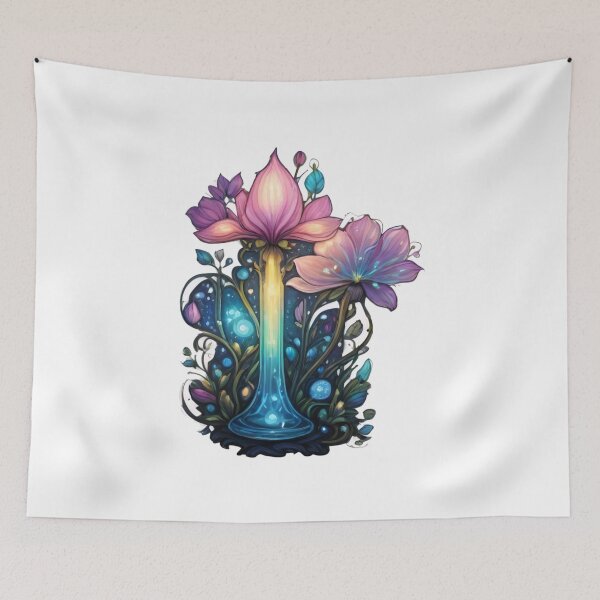 Item preview, Ethereal Bioluminescent Flora (401) designed and sold by WASjourney.