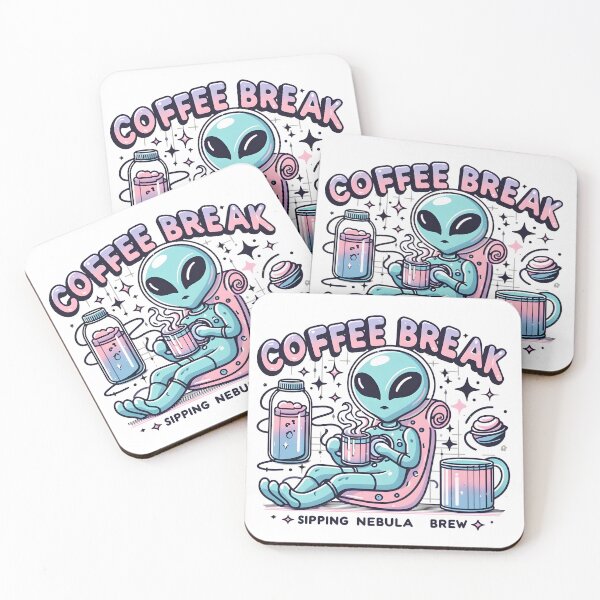 Item preview, Cosmic Coffee Break: Sipping Nebula Brew designed and sold by Dungeon-Depot.