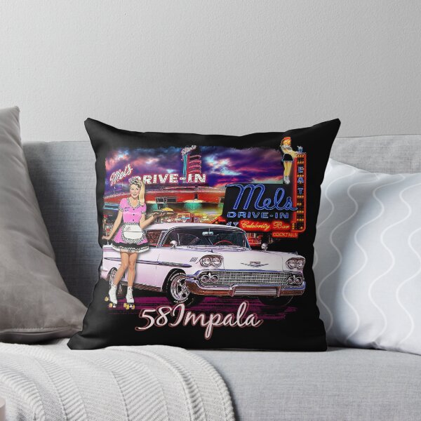 Item preview, 1958 Chevy Impala Vintage Muscle Car 50s Hot Rod Art designed and sold by AGED Limited.