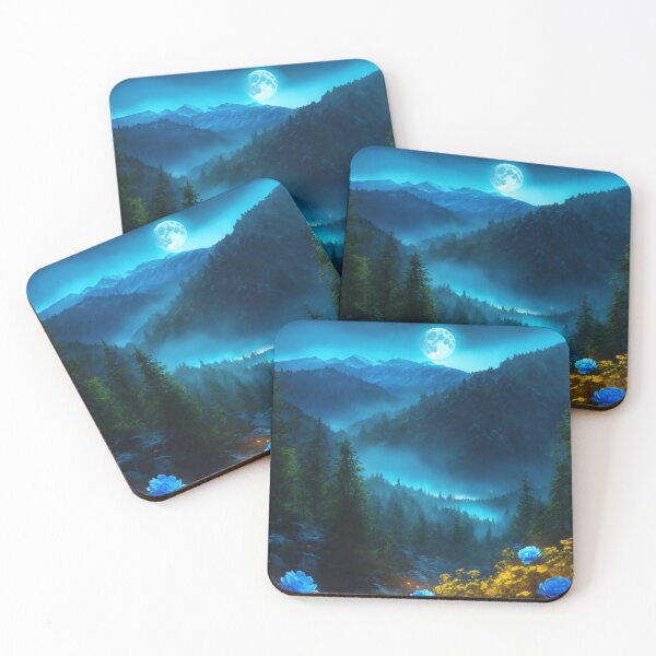 Item preview, Moonlit Enchanted Forest designed and sold by John v p.
