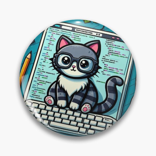 Item preview, Pawfect Programmers' Haven: Adorable Cat Coding Design for Spiral Notebooks and Phone Covers designed and sold by VenomKage.