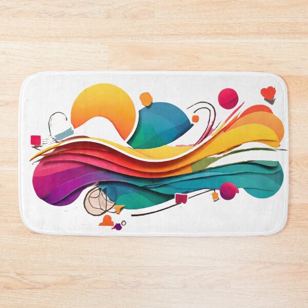 Item preview, Dynamic Abstract Shapes Collage (408) designed and sold by WASjourney.