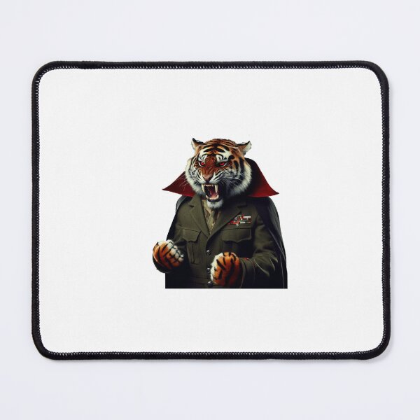 Item preview, Aggressive tiger dressed in soldier uniform designed and sold by GraphicEdit.