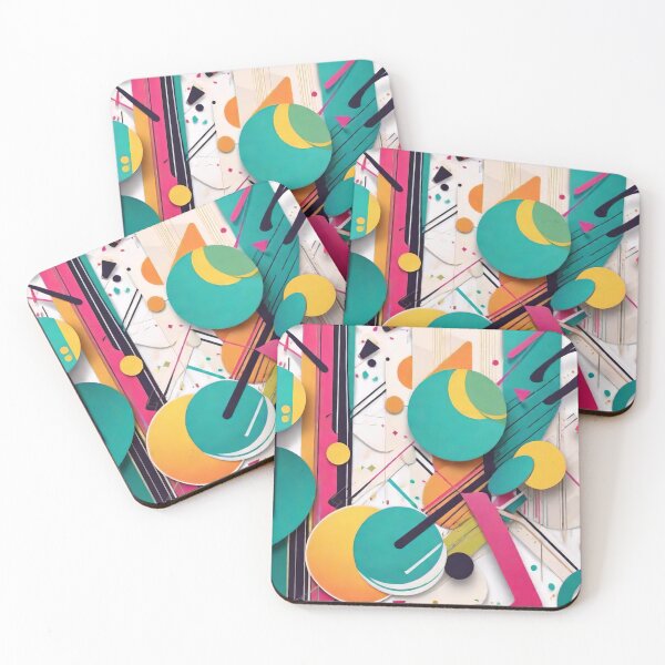 Item preview, Abstract Shapes Sticker Art (410) designed and sold by WASjourney.