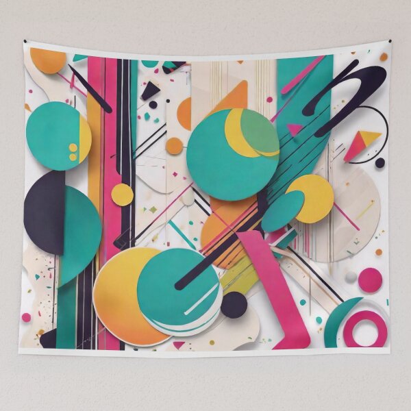 Item preview, Abstract Shapes Sticker Art (410) designed and sold by WASjourney.