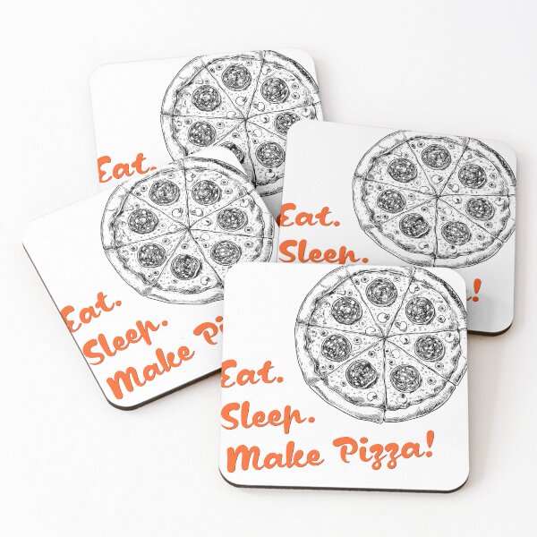 Item preview, Eat, Sleep, Make Pizza: The Ultimate Pizza Lover's Lifestyle designed and sold by VisualArtsOasis.