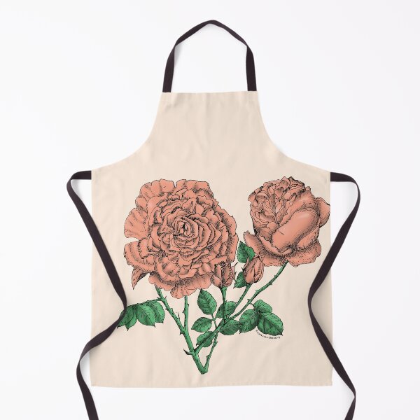 Item preview, Apricot Cupped Rose Bloom Very Full 40+ Petals In 3+ Rows designed and sold by Rachael Taylor.