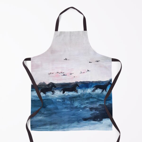 Item preview, "Chevaux galopant sur le rivage" (= horses galloping on the shore) designed and sold by Isa-Isarielle.
