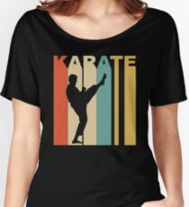 Retro Style Karate Martial Arts Women's Relaxed Fit T-Shirt
