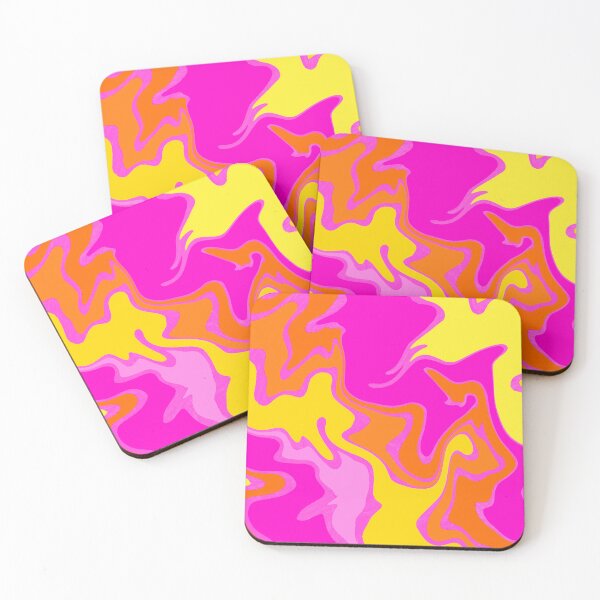 Item preview, Hot Pink, Yellow, Orange, Baby Pink  - Marble Pattern Design designed and sold by theprintedclub.