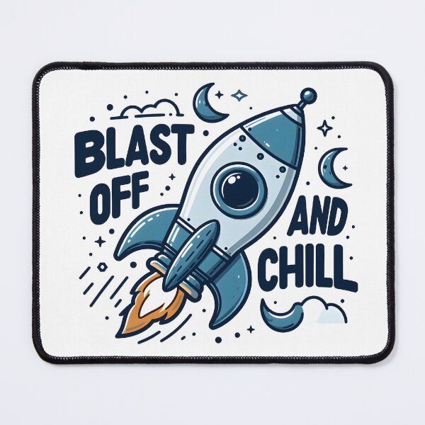 Item preview, Rocketship: Blast Off and Chill designed and sold by Dungeon-Depot.