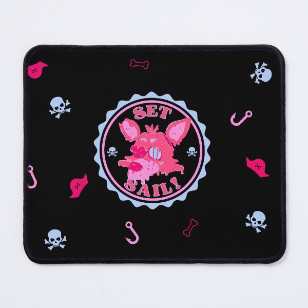 Item preview, FNAF Foxy SET SAIL Ice Cream Melt (black) designed and sold by hyperseptix.