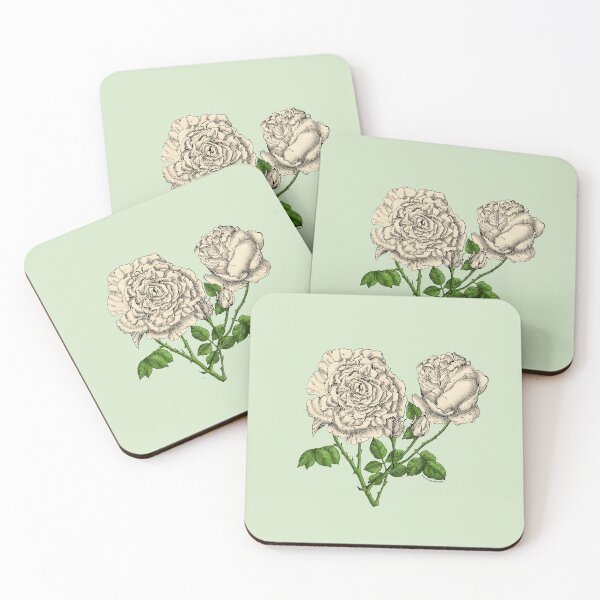 Item preview, Cream Cupped Rose Bloom Very Full 40+ Petals In 3+ Rows designed and sold by Rachael Taylor.