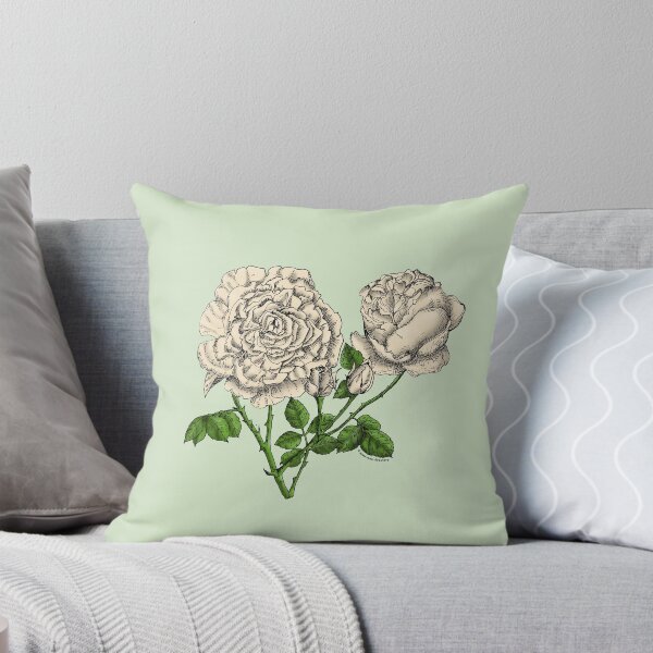 Item preview, Cream Cupped Rose Bloom Very Full 40+ Petals In 3+ Rows designed and sold by Rachael Taylor.