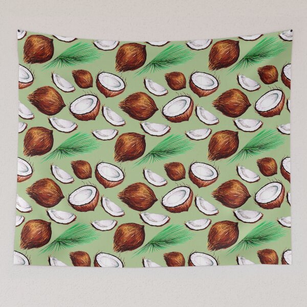 Item preview, Summerly Tropical Fruits Pattern designed and sold by stylebytara.