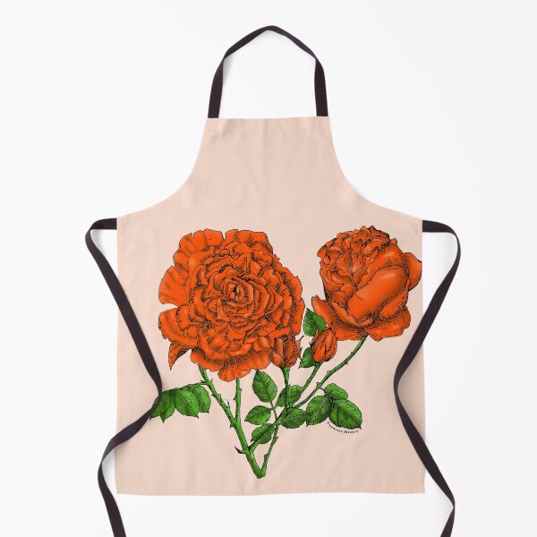 Item preview, Orange Cupped Rose Bloom Very Full 40+ Petals In 3+ Rows designed and sold by Rachael Taylor.