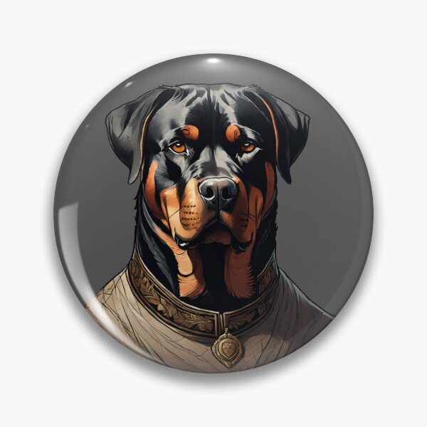 Item preview, Timeless Rottweiler Portrait Regal Canine Elegance designed and sold by ChicTrendz.