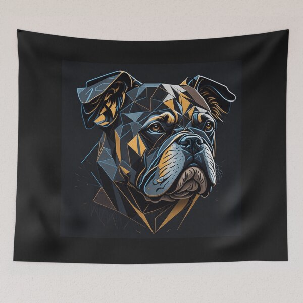 Item preview, Colorful Abstract Art Dog designed and sold by FTS-Studio.