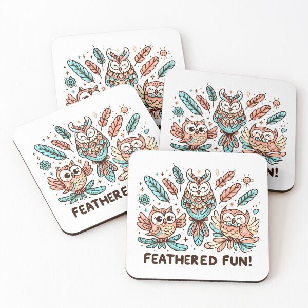 Item preview, Whimsical Owls: Feathered Fun! designed and sold by Dungeon-Depot.